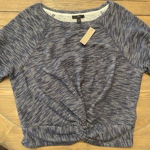 NWT J.Crew knitted front sweater